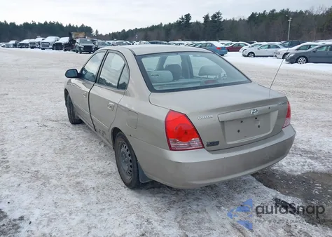 2005 Hyundai Elantra Gls/Gt z USA, uszkodzony, nr VIN KMHDN46D05U988963